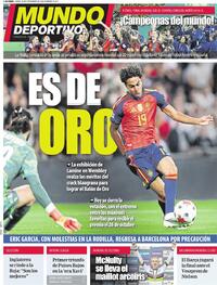 Portada Mundo Deportivo 2026-09-28
