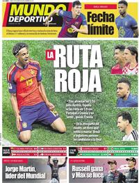 Portada Mundo Deportivo 2026-06-29