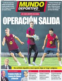 Portada Mundo Deportivo 2026-07-29