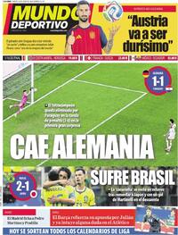 Portada Mundo Deportivo 2026-06-30