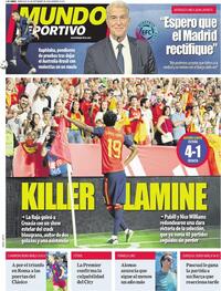 Portada periódico Mundo Deportivo Portada periódico Mundo Deportivo