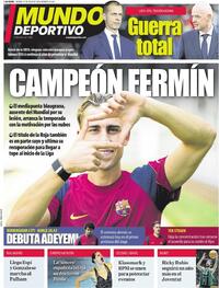 Portada Mundo Deportivo 2026-07-31