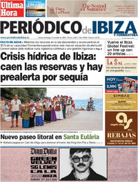 Portada Periódico de Ibiza y Formentera 2024-07-14