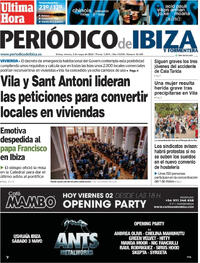Portada Periódico de Ibiza y Formentera
