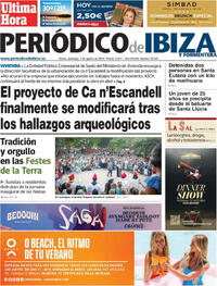 Portada Periódico de Ibiza y Formentera 2025-08-03