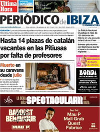 Portada Periódico de Ibiza y Formentera 2025-09-03