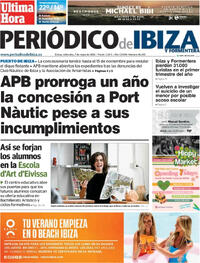 Portada Periódico de Ibiza y Formentera