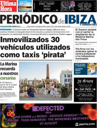 Portada Periódico de Ibiza y Formentera 2025-08-07