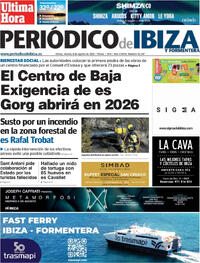Portada Periódico de Ibiza y Formentera 2025-08-08
