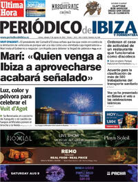 Portada Periódico de Ibiza y Formentera 2025-08-09