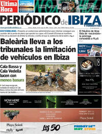 Portada Periódico de Ibiza y Formentera