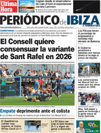 Portada Periódico de Ibiza y Formentera 2025-11-10