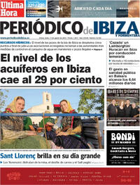 Portada Periódico de Ibiza y Formentera 2025-08-11