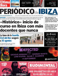 Portada Periódico de Ibiza y Formentera 2025-09-11