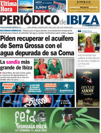 Portada Periódico de Ibiza y Formentera 2025-07-13