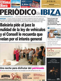 Portada Periódico de Ibiza y Formentera 2025-09-14