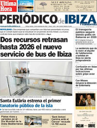Portada Periódico de Ibiza y Formentera 2025-11-14