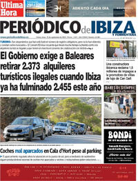 Portada Periódico de Ibiza y Formentera 2025-09-15