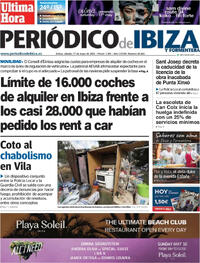 Portada Periódico de Ibiza y Formentera 2025-05-17
