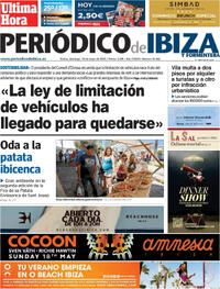 Portada Periódico de Ibiza y Formentera 2025-05-18