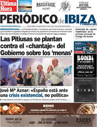 Portada Periódico de Ibiza y Formentera 2025-07-19