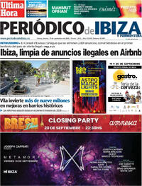 Portada Periódico de Ibiza y Formentera 2025-09-19