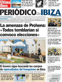 Portada Periódico de Ibiza y Formentera 2025-11-19