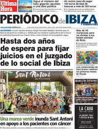 Portada Periódico de Ibiza y Formentera 2025-10-20