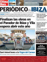 Portada Periódico de Ibiza y Formentera 2025-07-21