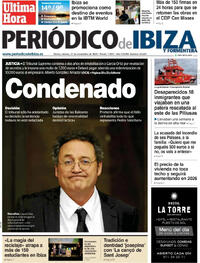 Portada Periódico de Ibiza y Formentera 2025-11-21