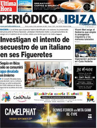 Portada Periódico de Ibiza y Formentera 2025-09-23