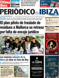 Portada Periódico de Ibiza y Formentera