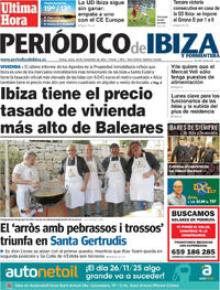 Portada Periódico de Ibiza y Formentera 2025-11-24