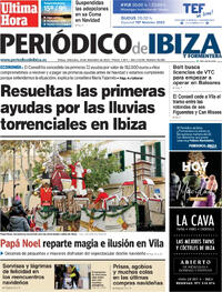 Portada Periódico de Ibiza y Formentera 2025-12-24