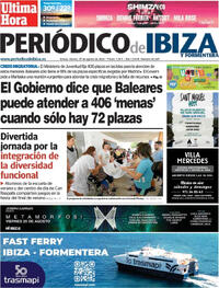 Portada Periódico de Ibiza y Formentera 2025-08-29
