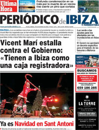 Portada Periódico de Ibiza y Formentera 2025-11-29