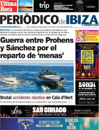 Portada Periódico de Ibiza y Formentera 2025-07-30