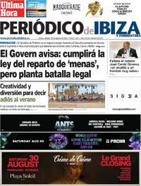 Portada Periódico de Ibiza y Formentera 2025-08-30