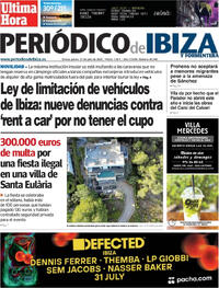 Portada Periódico de Ibiza y Formentera 2025-07-31