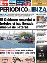 Portada Periódico de Ibiza y Formentera 2025-08-31