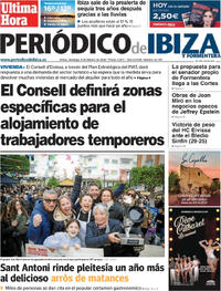 Portada Periódico de Ibiza y Formentera 2026-02-08