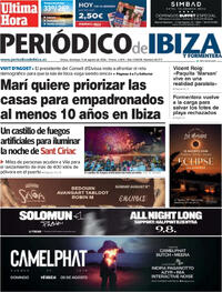 Portada Periódico de Ibiza y Formentera 2026-08-09