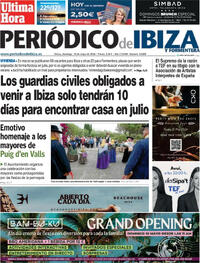 Portada Periódico de Ibiza y Formentera 2026-05-10