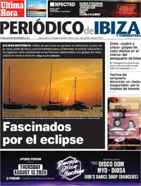 Portada Periódico de Ibiza y Formentera 2026-08-13