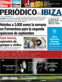Portada Periódico de Ibiza y Formentera 2026-09-14