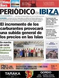 Portada Periódico de Ibiza y Formentera 2026-09-15