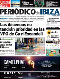 Portada Periódico de Ibiza y Formentera 2026-09-18