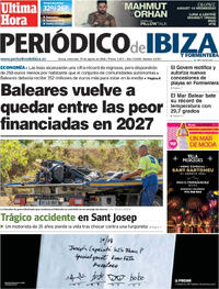 Portada Periódico de Ibiza y Formentera 2026-08-19