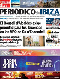 Portada Periódico de Ibiza y Formentera