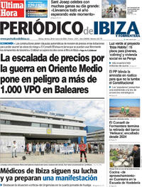 Portada Periódico de Ibiza y Formentera 2026-03-20